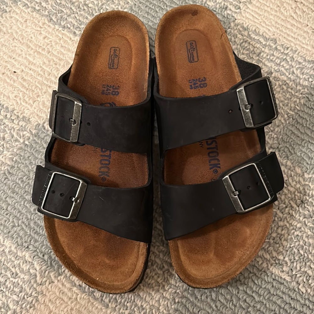 Birkenstock Arizona Sandal woman’s black leather